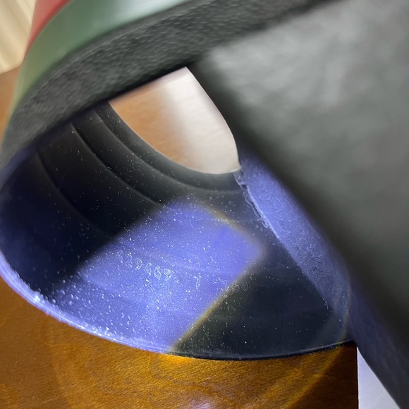 Gucci Black and Red Slip-On Loafers with Bold Stripes - Picture 14 of 14